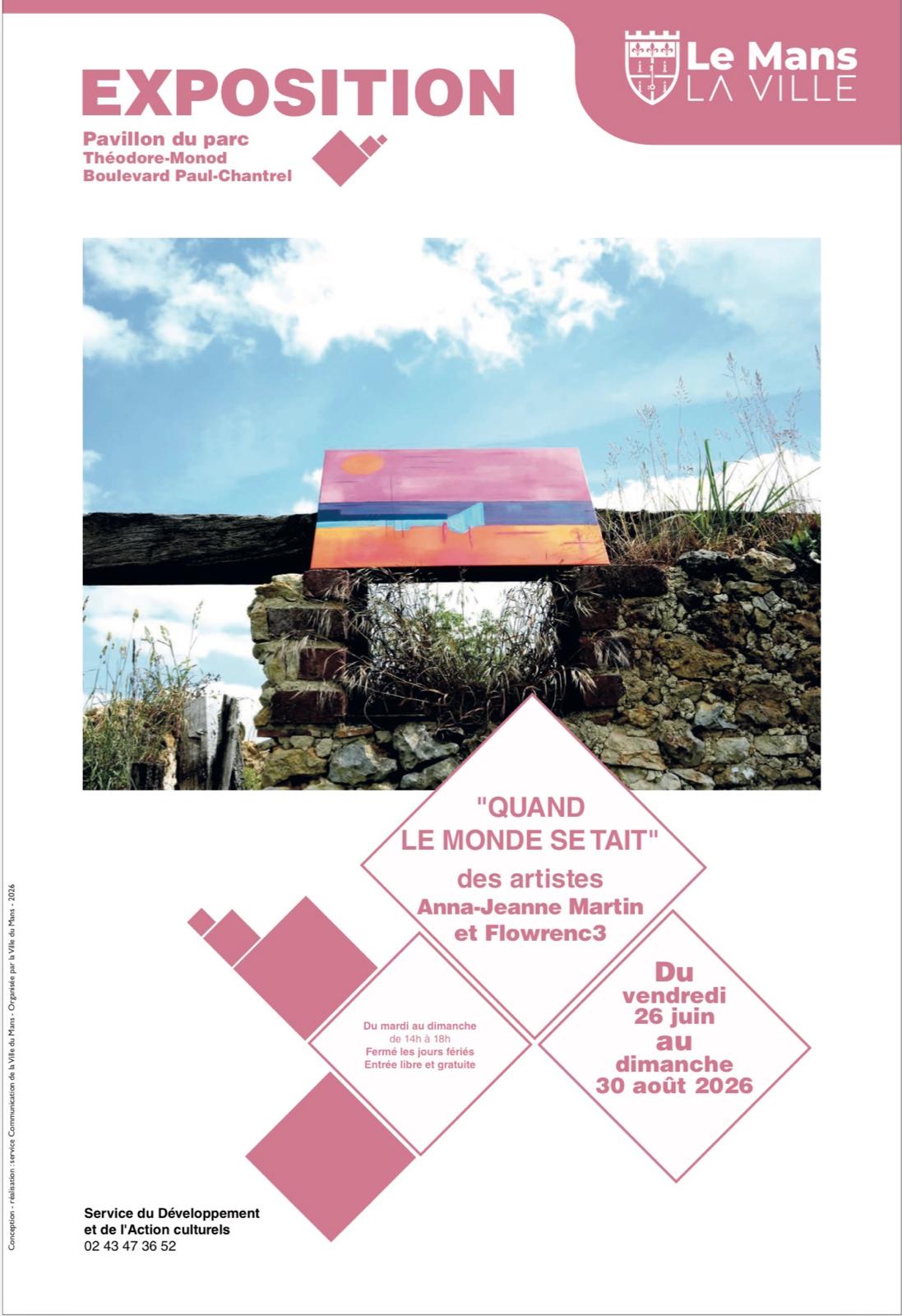 Affiche de l'exposition Quand le monde se tait